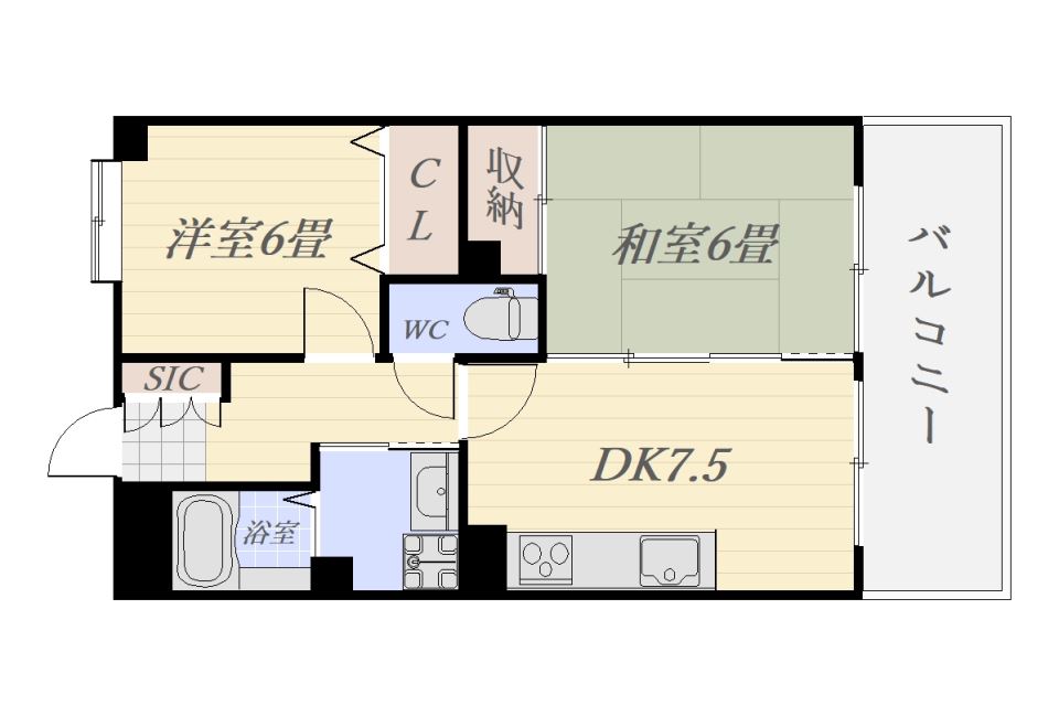 クオリティパレス八幡 間取り