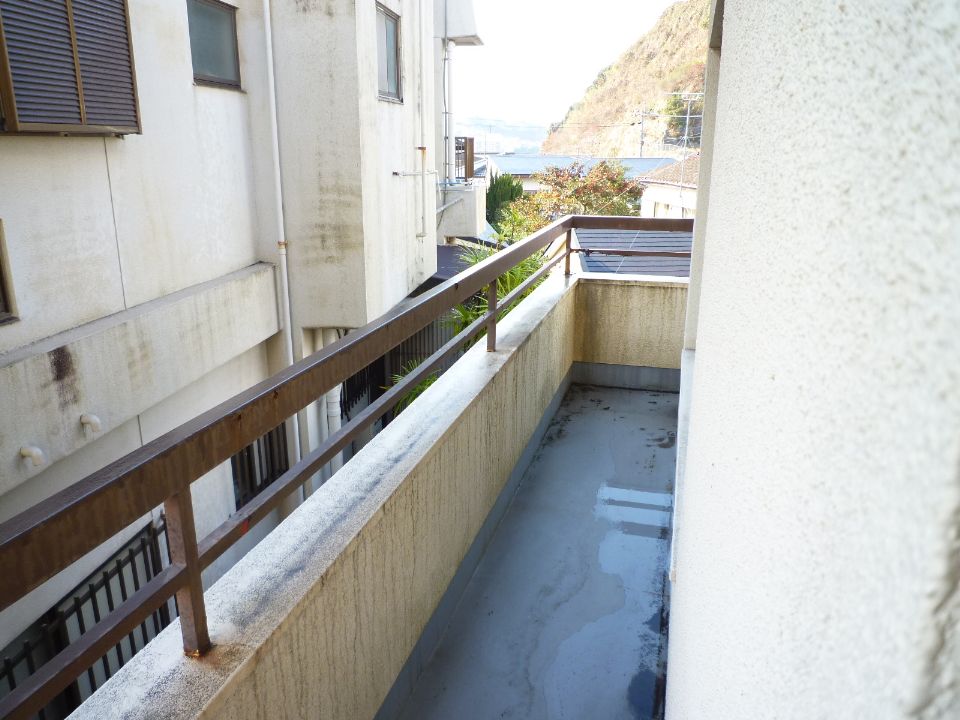 政岡マンション ベランダ
