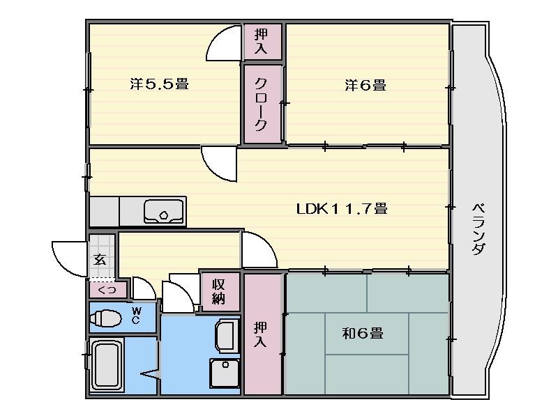 ビューテラスＹ．Ｓ 間取り
