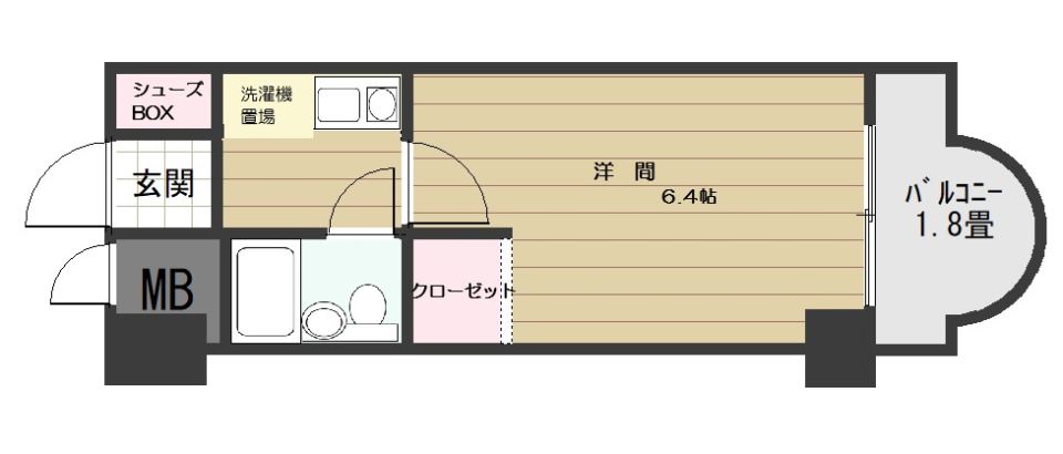 朝日プラザ西鹿児島９１０号 間取り