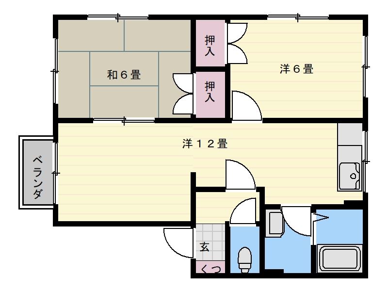 リバーサイドタウン弐番館 間取り