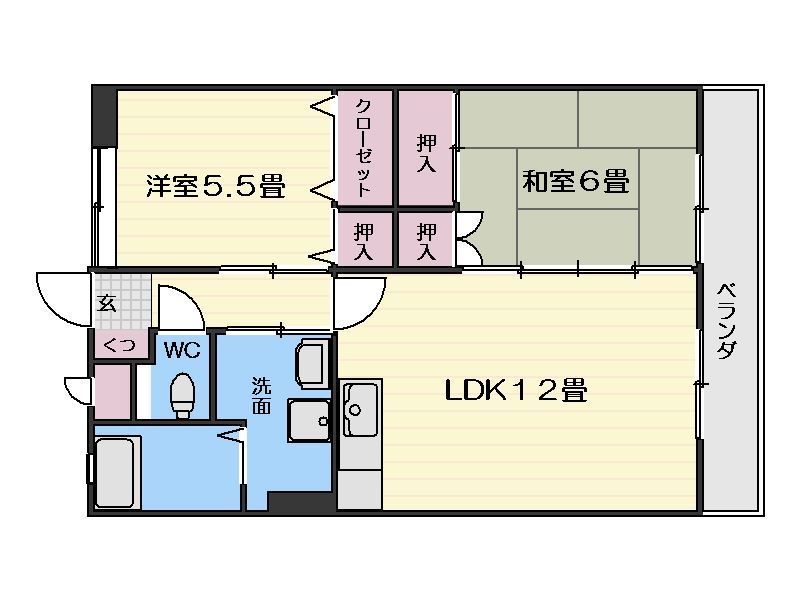 グリーンコート吉元参番館 間取り