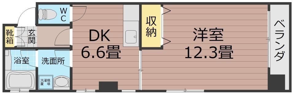 サンフェイス甲突 間取り