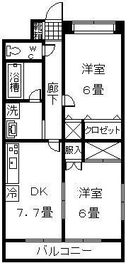 キャッスル新照院 間取り