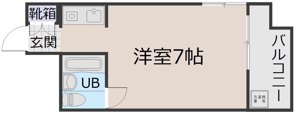 トーカンマンション山下町３０２号 間取り