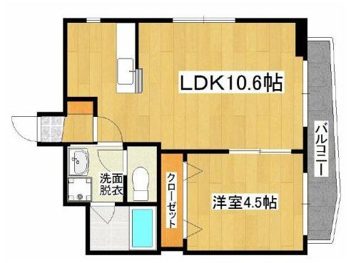 メルべーユ南林寺 間取り