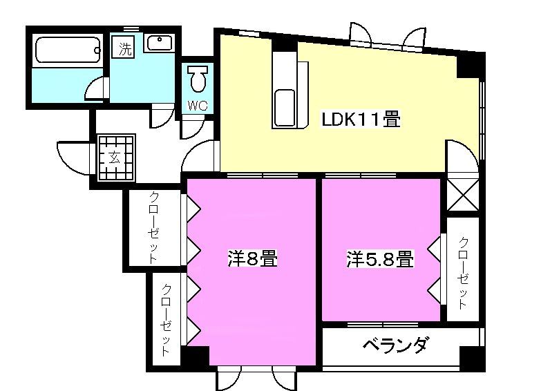 Ｃａｌｍ　Ｓｔａｇｅ 間取り