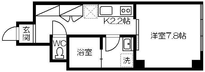 Ｓ　ＣＯＵＲＴ 間取り