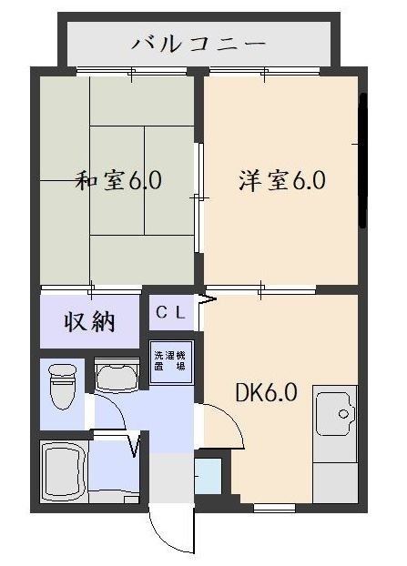リヴェール西伊敷Ｃ 間取り