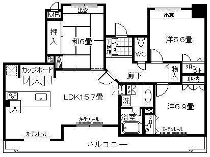 アルフィーネ西田 間取り