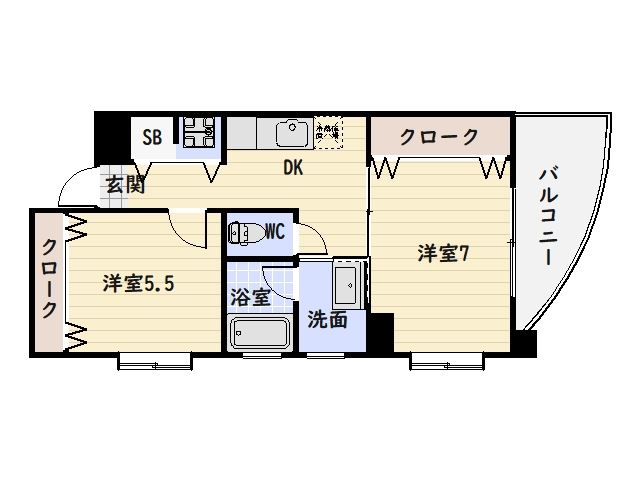 アミューパレスＶ 間取り