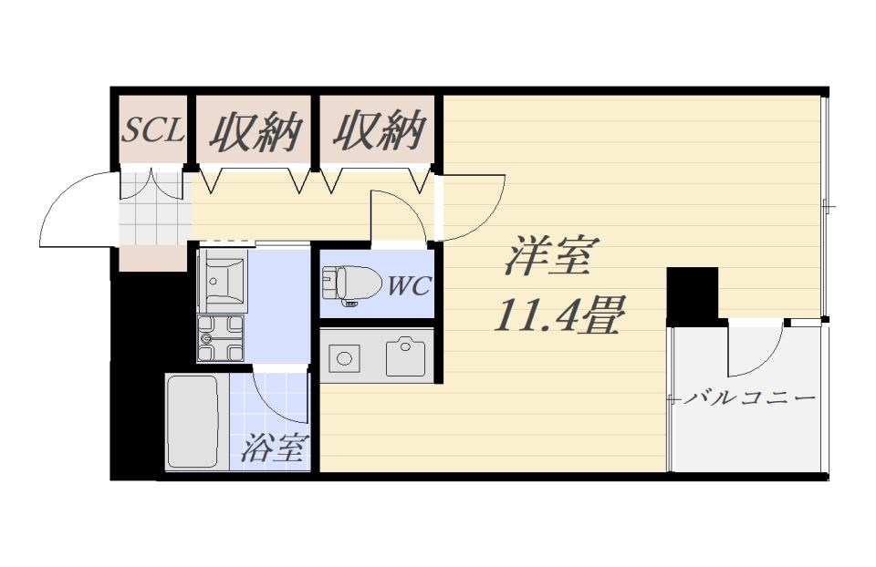 アークネスト高見馬場 間取り