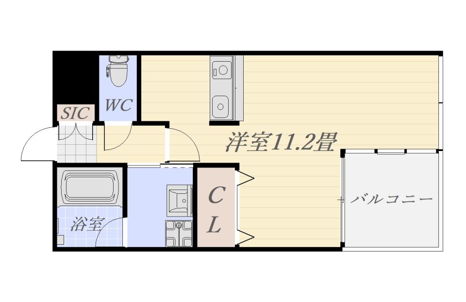 アークネスト高見馬場 間取り
