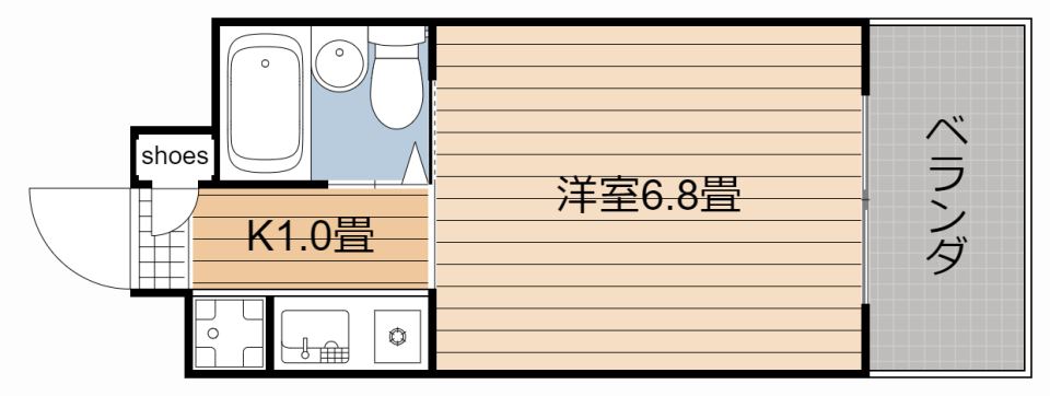 朝日プラザ上之園７０２号 間取り