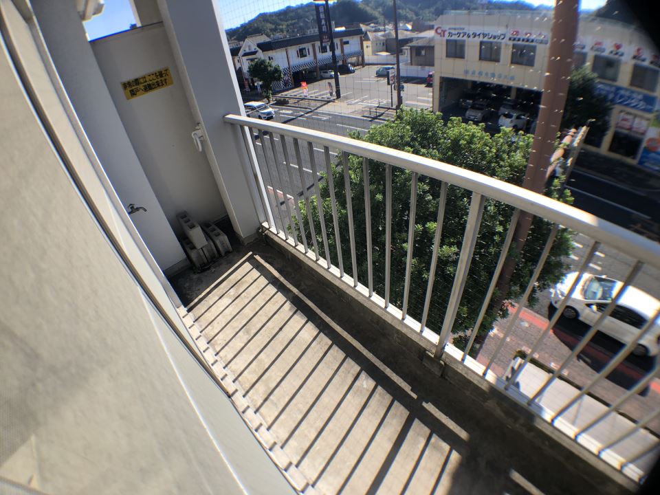 岩崎ハイツ ベランダ