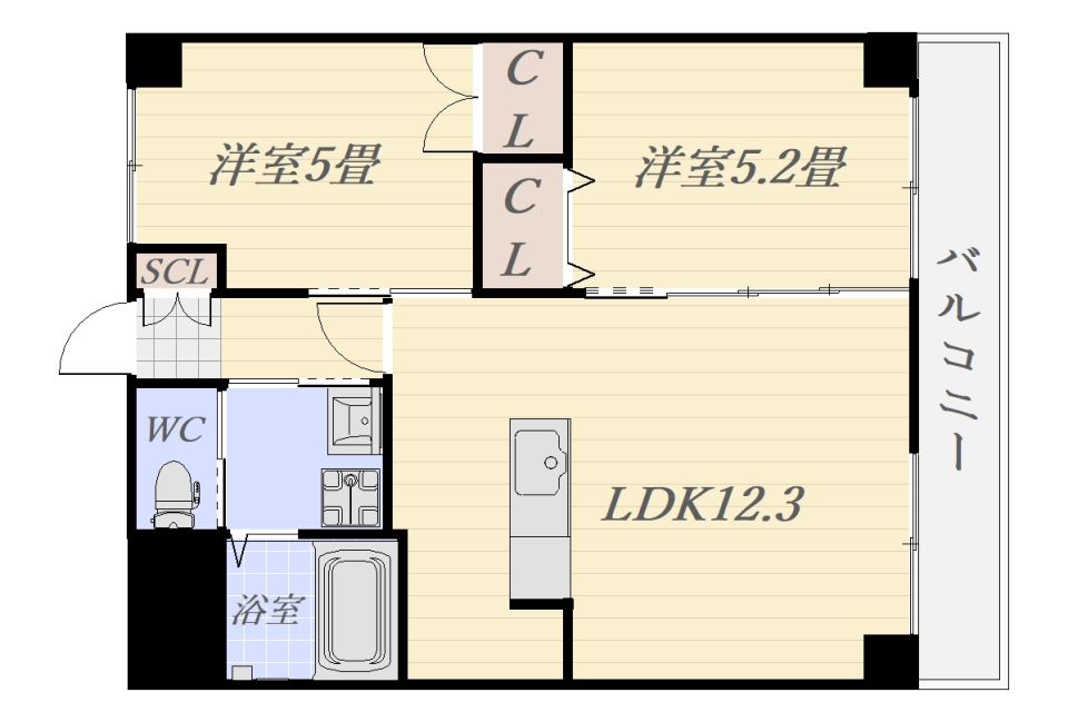 ｌａ ｂｅｌｌｅｚｚａ 城西 間取り