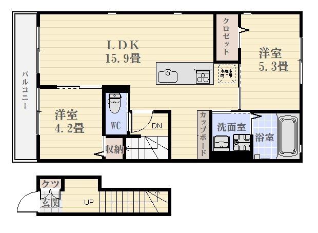 レトアプルミエ 間取り