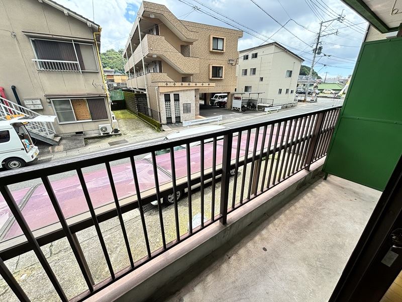 あかいポーチ ベランダ