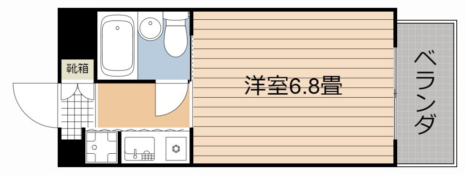 朝日プラザ上之園４０２号 間取り