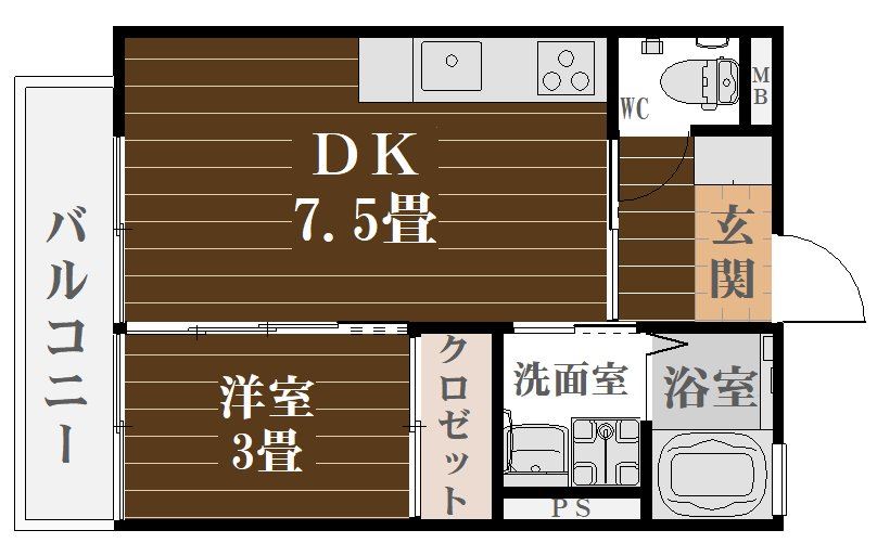 パールハイム 間取り