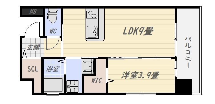 クレアグレイス荒田Ⅱ 間取り