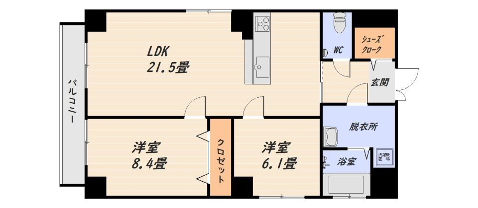 フォレストⅢ 間取り
