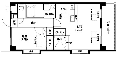 ルネスインサザンクロス 間取り