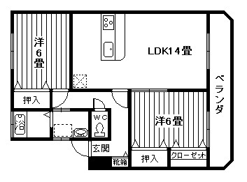 ウイングハイツ 間取り
