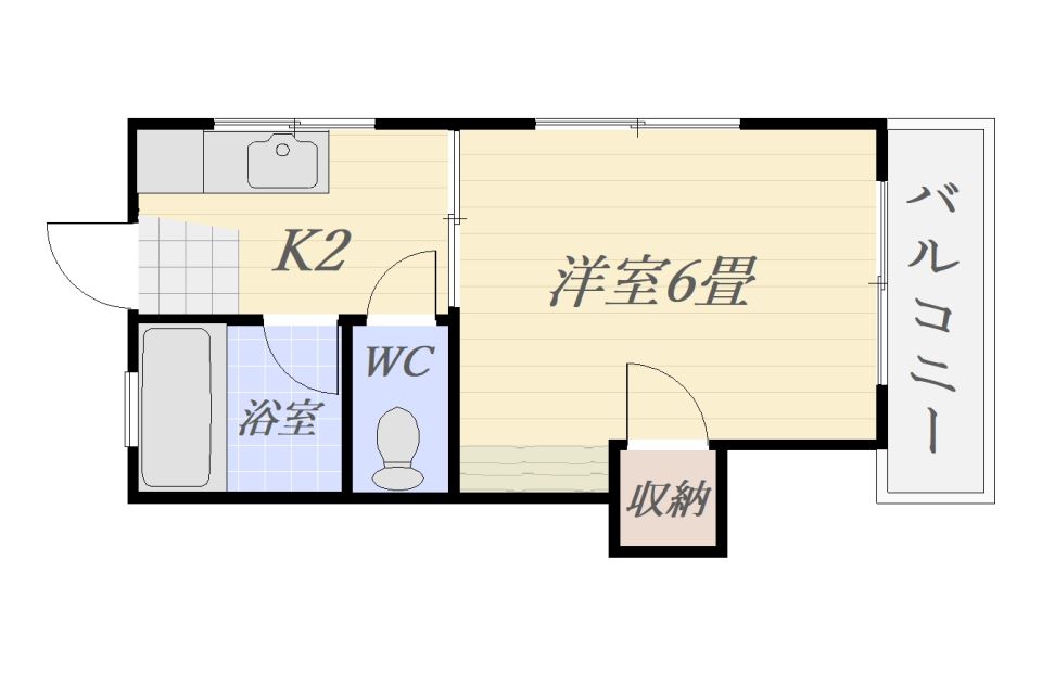 井手コーポ 間取り