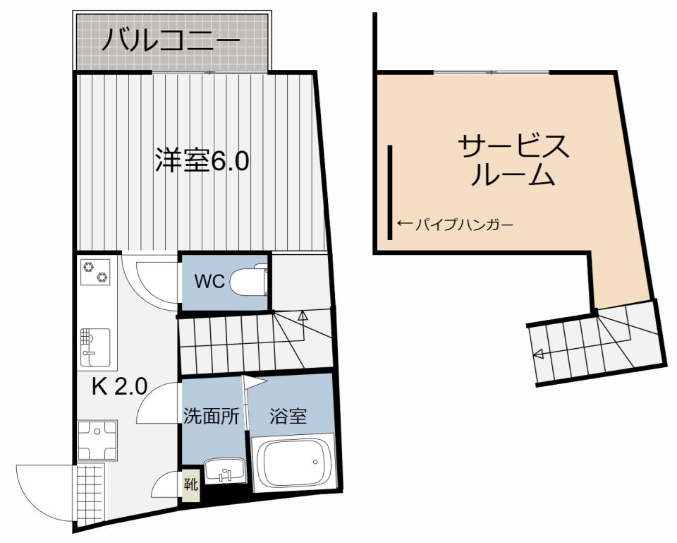 ＬＡ ＰＵＲＥＺＺＡ 間取り