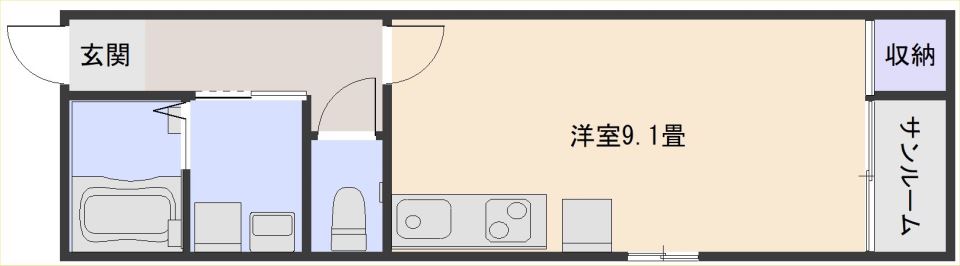ＡＧハイムＢ棟 間取り