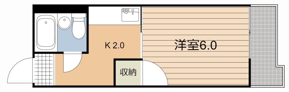ＫＢＫスポーツ荒田ビル 間取り