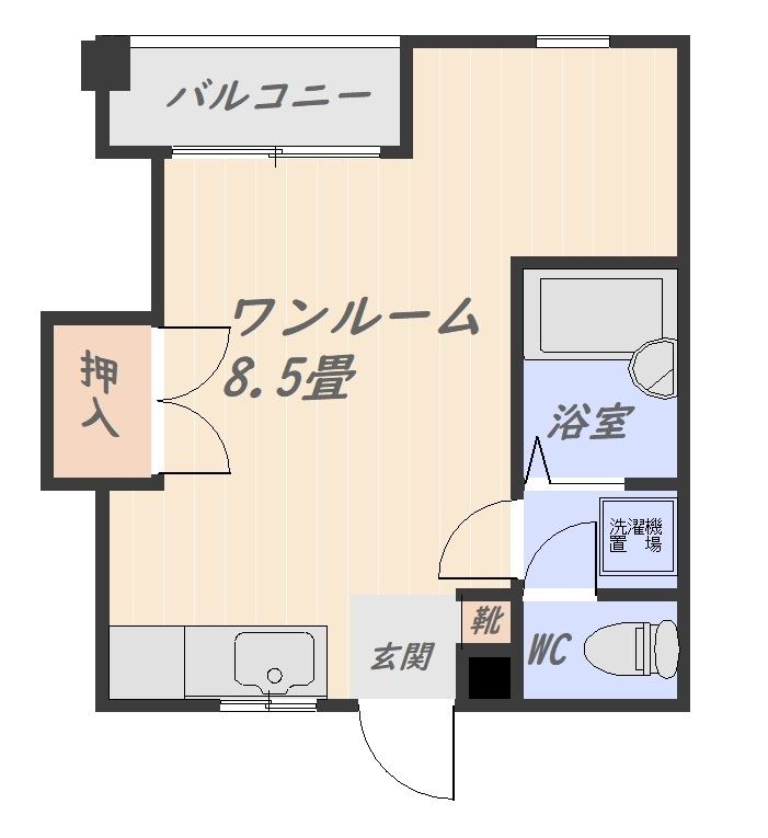 ＭＡＩＳＯＮ　ビラメール 間取り