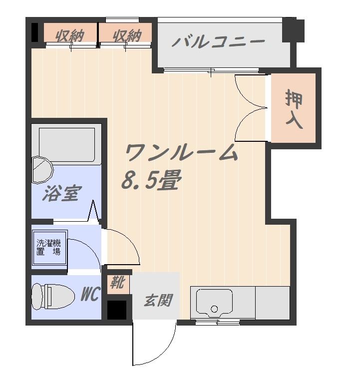 ＭＡＩＳＯＮ　ビラメール 間取り
