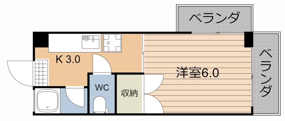 エントピア下荒田 間取り