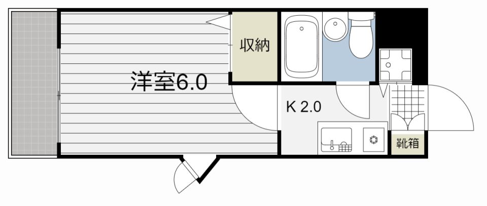 ラ・レジダンス・ド・シュペルブ４０６号 間取り