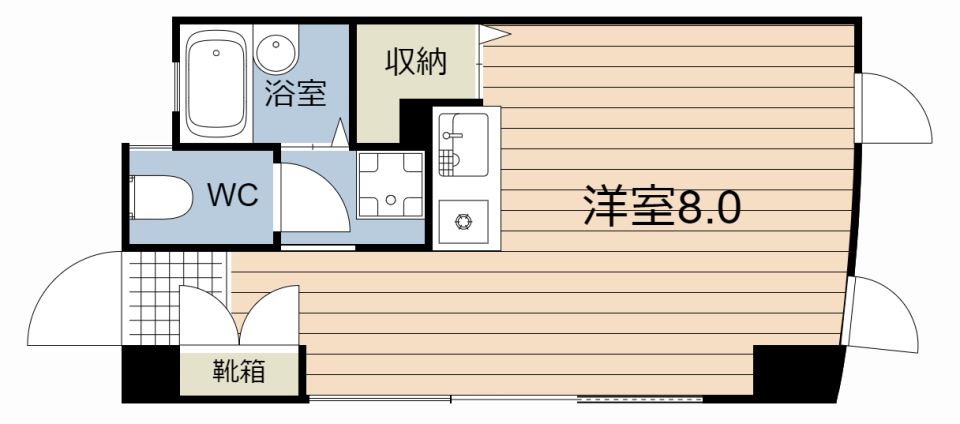 カレッジ鴨池 間取り