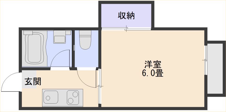 コーポサンライズ 間取り