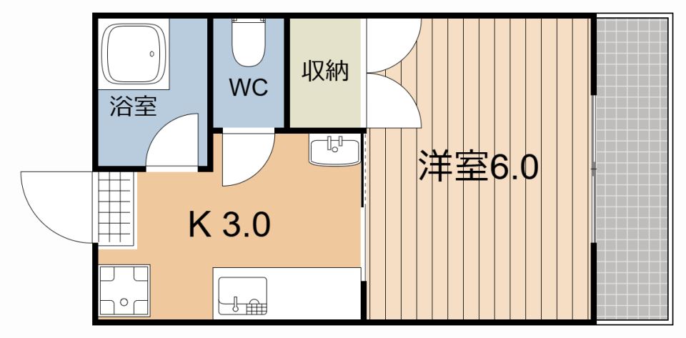 クリーンハイツ 間取り