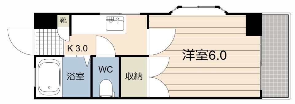 コニファー堀江 間取り