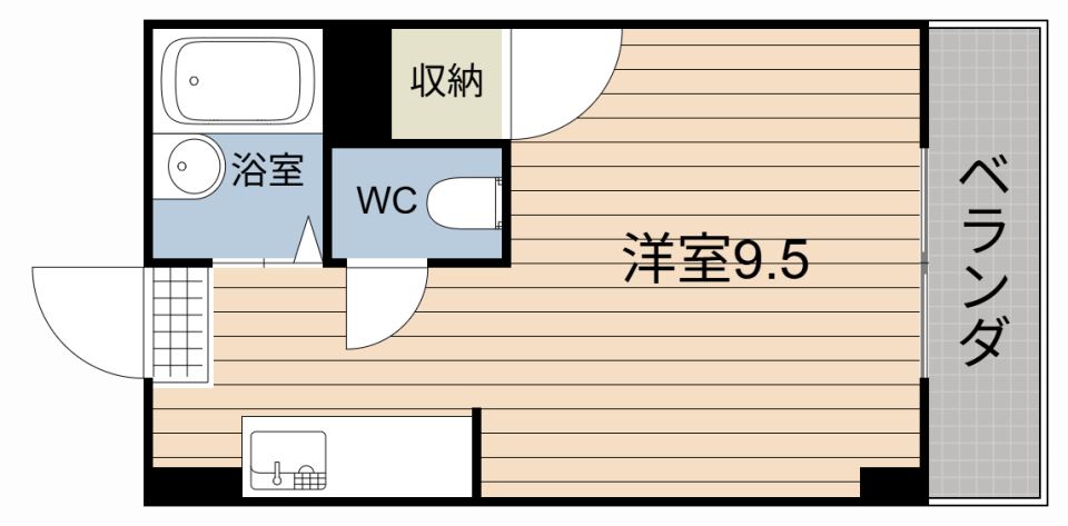 サンライズ鴨池 間取り