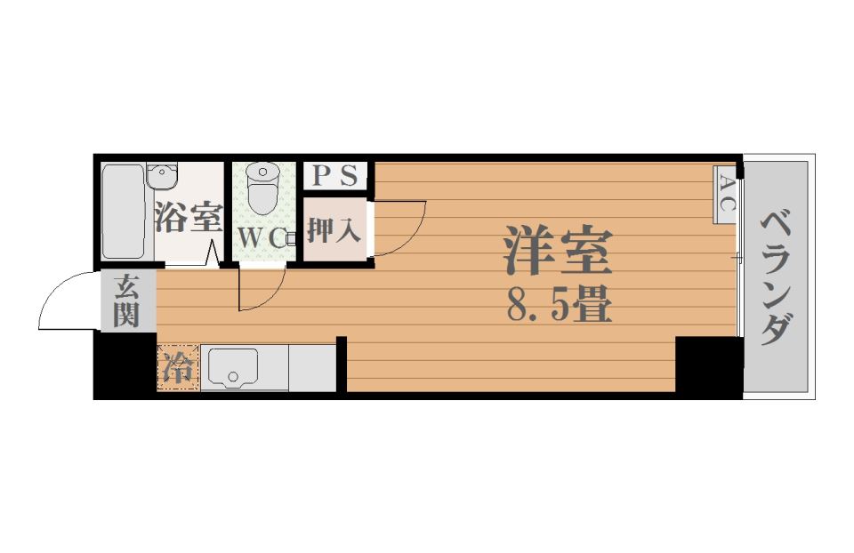 サンライズ鴨池 間取り