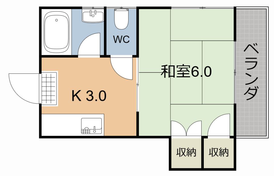 コーポさくら 間取り