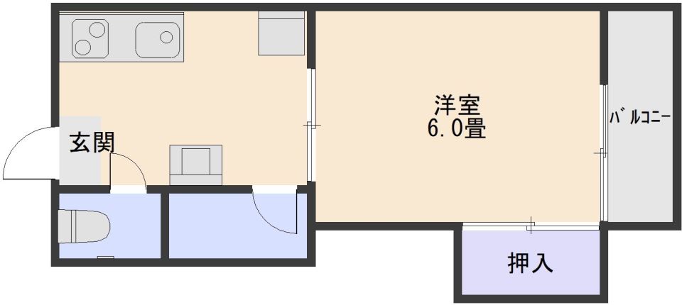 宮一コーポ 間取り