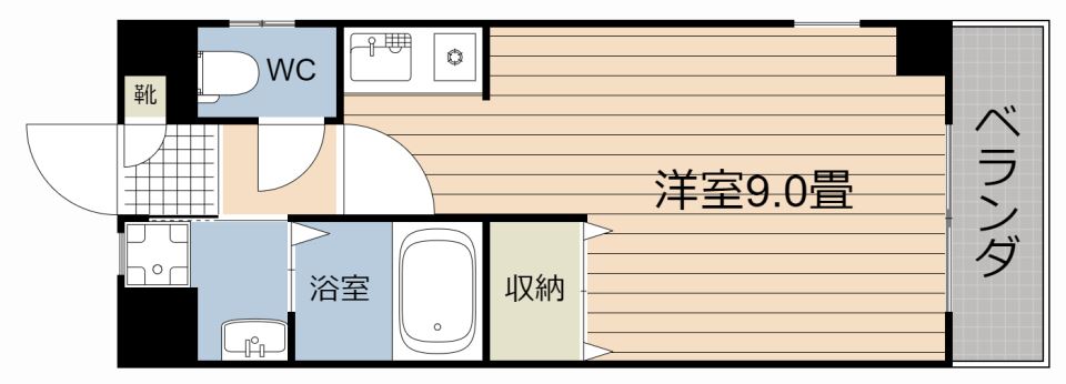 川商鹿大前ビル 間取り