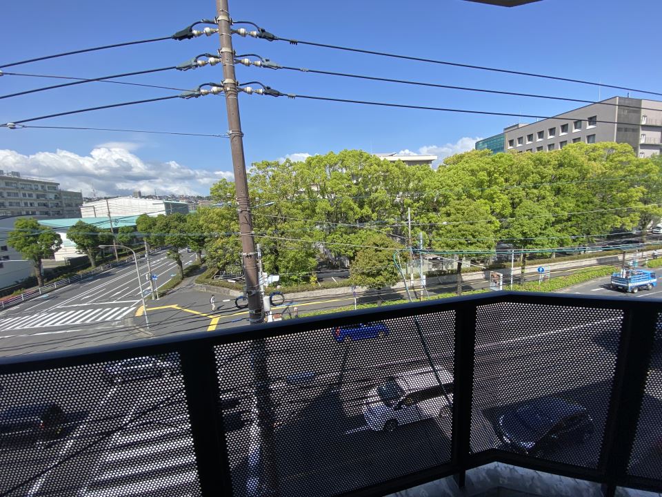 川商鹿大前ビル ベランダ