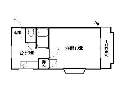 ホワイトハイムⅡ 間取り