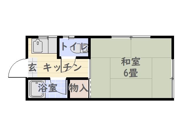 錦江ハイツ 間取り