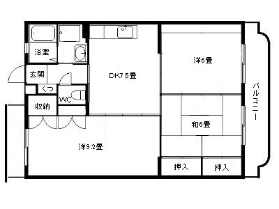 アップストリームＭ 間取り