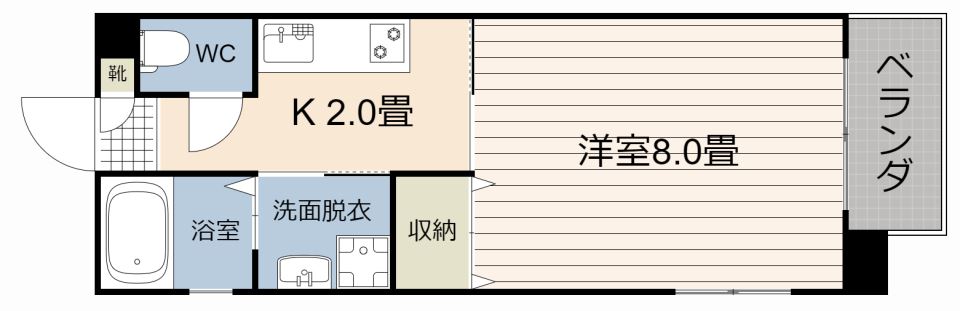 リッチリバー壱番館 間取り